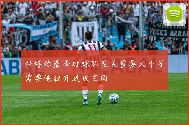 科塔称豪泽对球队至关重要大个子需要他拉开进攻空间